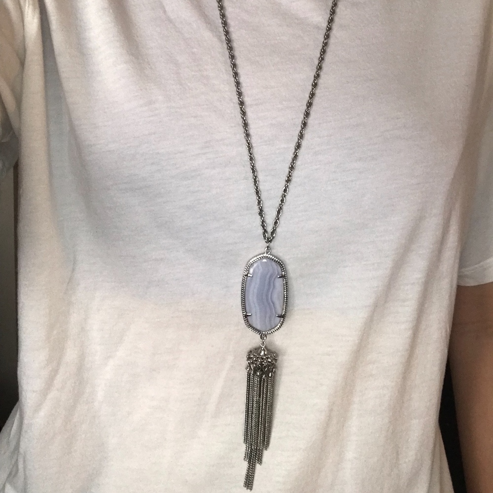 Kendra Scott 'Rayne' Pendant Tassel Necklace